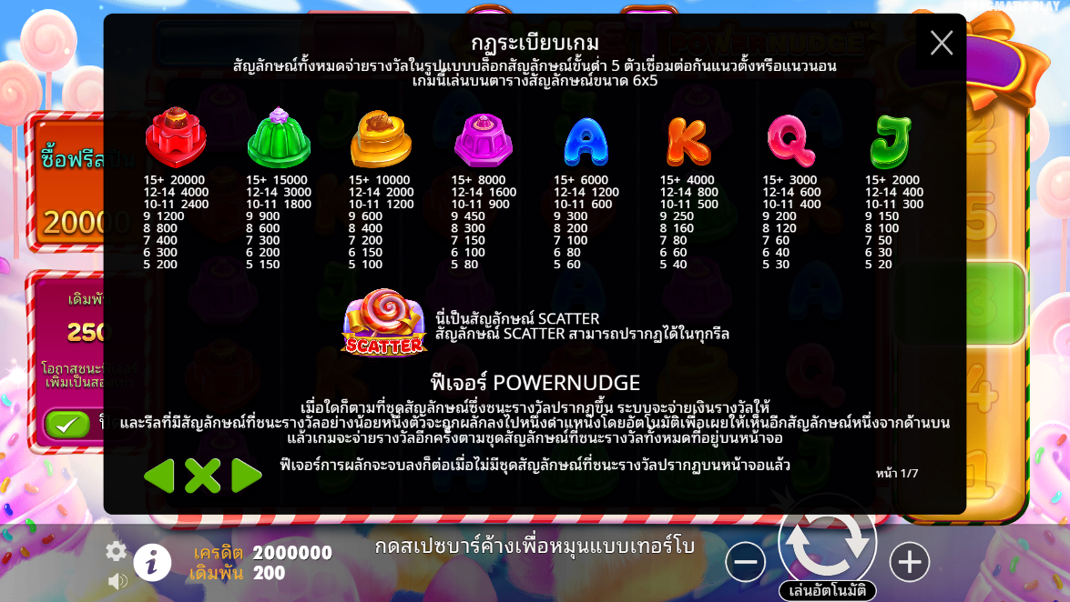 Sweet Powernudge Pragmatic Play Pgslot 168 vip ทางเข้า