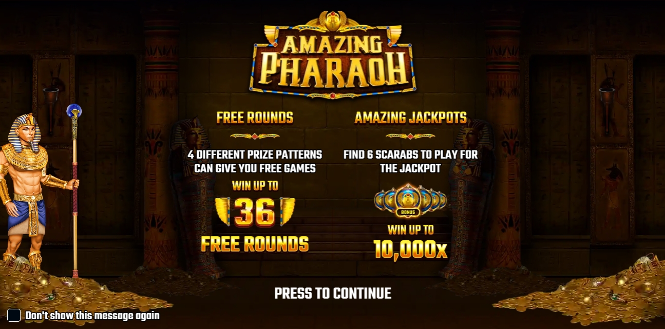 Amazing Pharaoh Microgaming pgslot 168 vip ทางเข้า