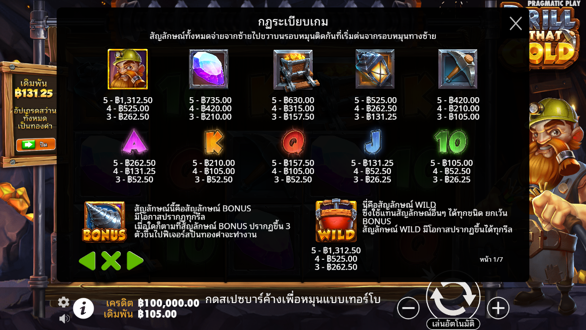 Drill that Gold Pragmatic Play Pgslot 168 vip ทางเข้า