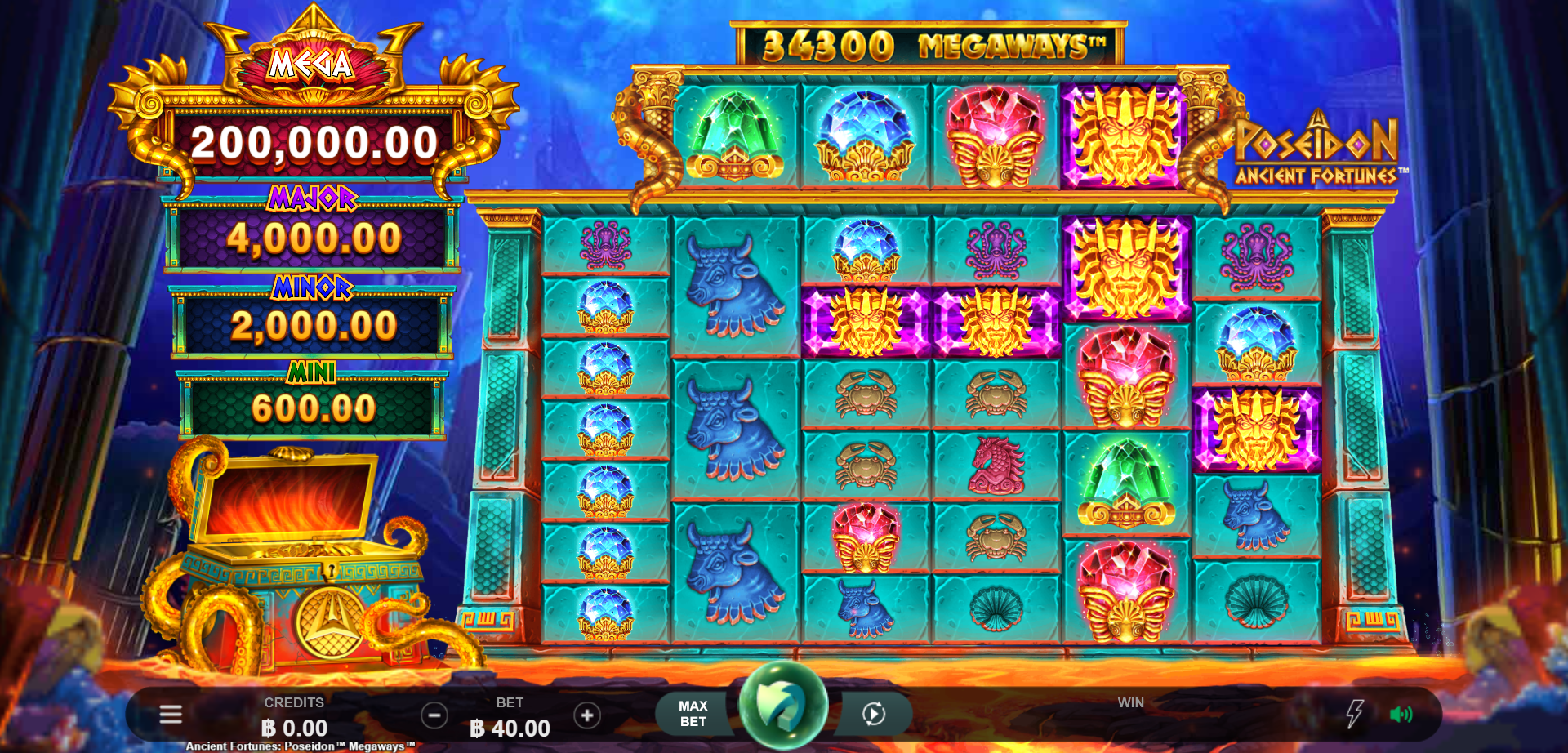 Poseidon Ancient Fortunes Megaways Microgaming pgslot 168 vip ฟรีเครดิต