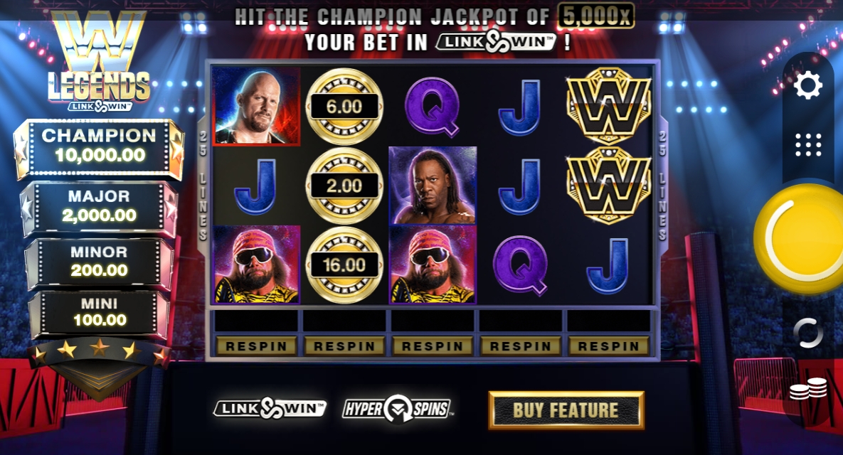 WWE Legends Link & Win VF Microgaming pgslot 168 vip ฟรีเครดิต