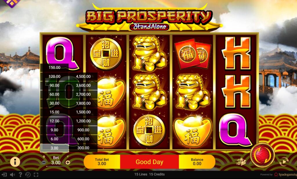 BIG PROSPERITY SA SPADEGAMING pgslot 168 vip ทางเข้า