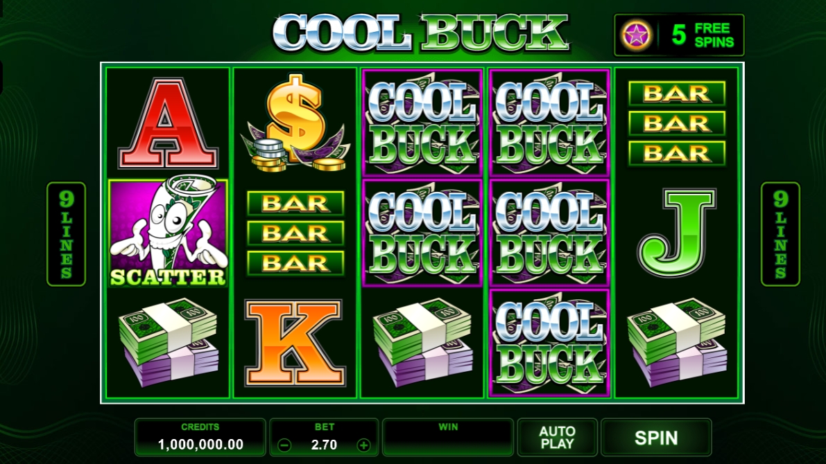 Cool Buck - 5 Reel Microgaming pgslot 168 vip ฟรีเครดิต