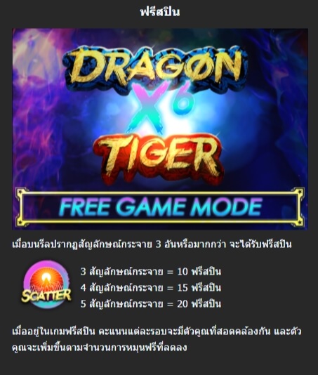 DRAGON X TIGER Mannaplay pgslot168 vip ฟรีเครดิต