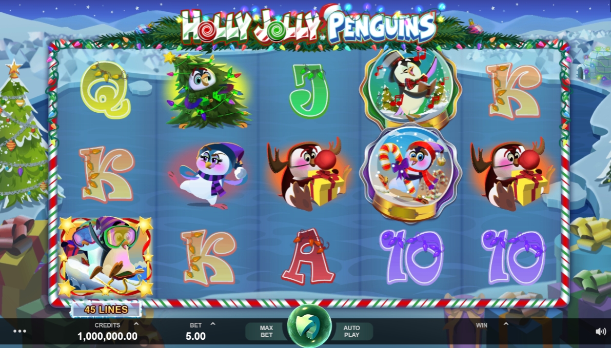 Holly Jolly Penguins Microgaming pgslot 168 vip ฟรีเครดิต