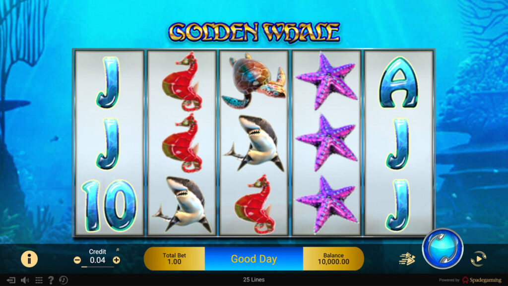 GOLDEN WHALE SPADEGAMING pgslot vip 168 ฟรีเครดิต