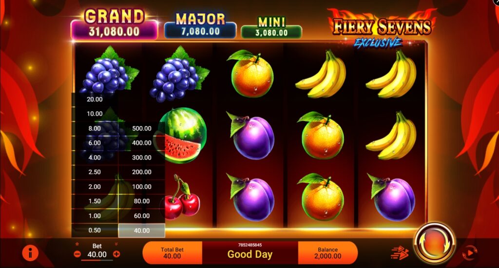 Fiery Sevens Exclusive Spadegaming pgslot 168 vip ทางเข้า