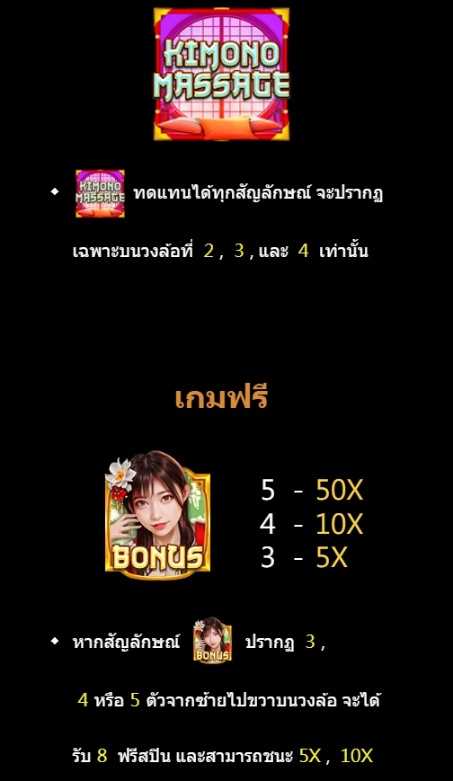 Kimono Massage SEXY SLOT pgslot168 vip เครดิตฟรี