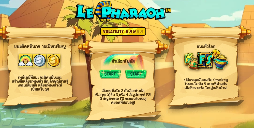 LE PHARAOH Hacksaw Gaming pgslot168 vip เครดิตฟรี